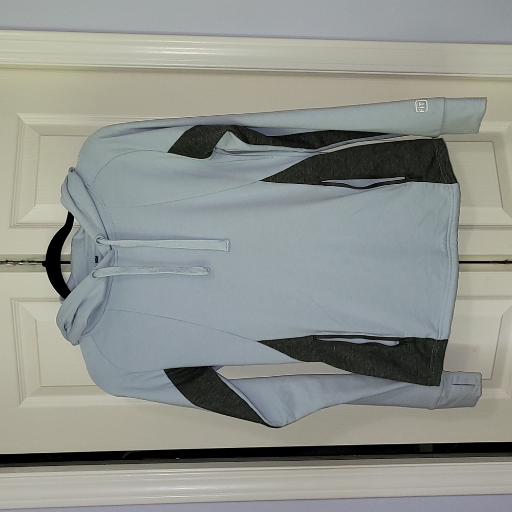 Ideal Fit ice blue hoodie